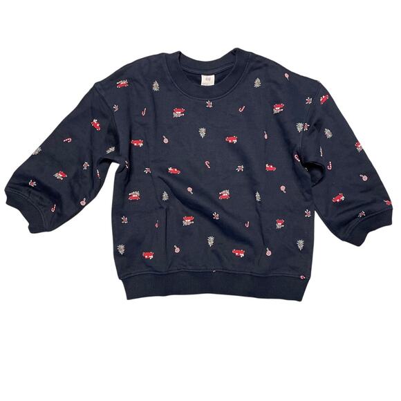 H&M Kids Holiday 2-piece Printed Sweatshirt Set size 3T - Picture 3 of 11